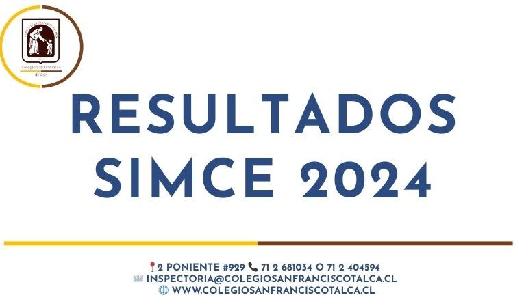 Resultados simce año 2024.